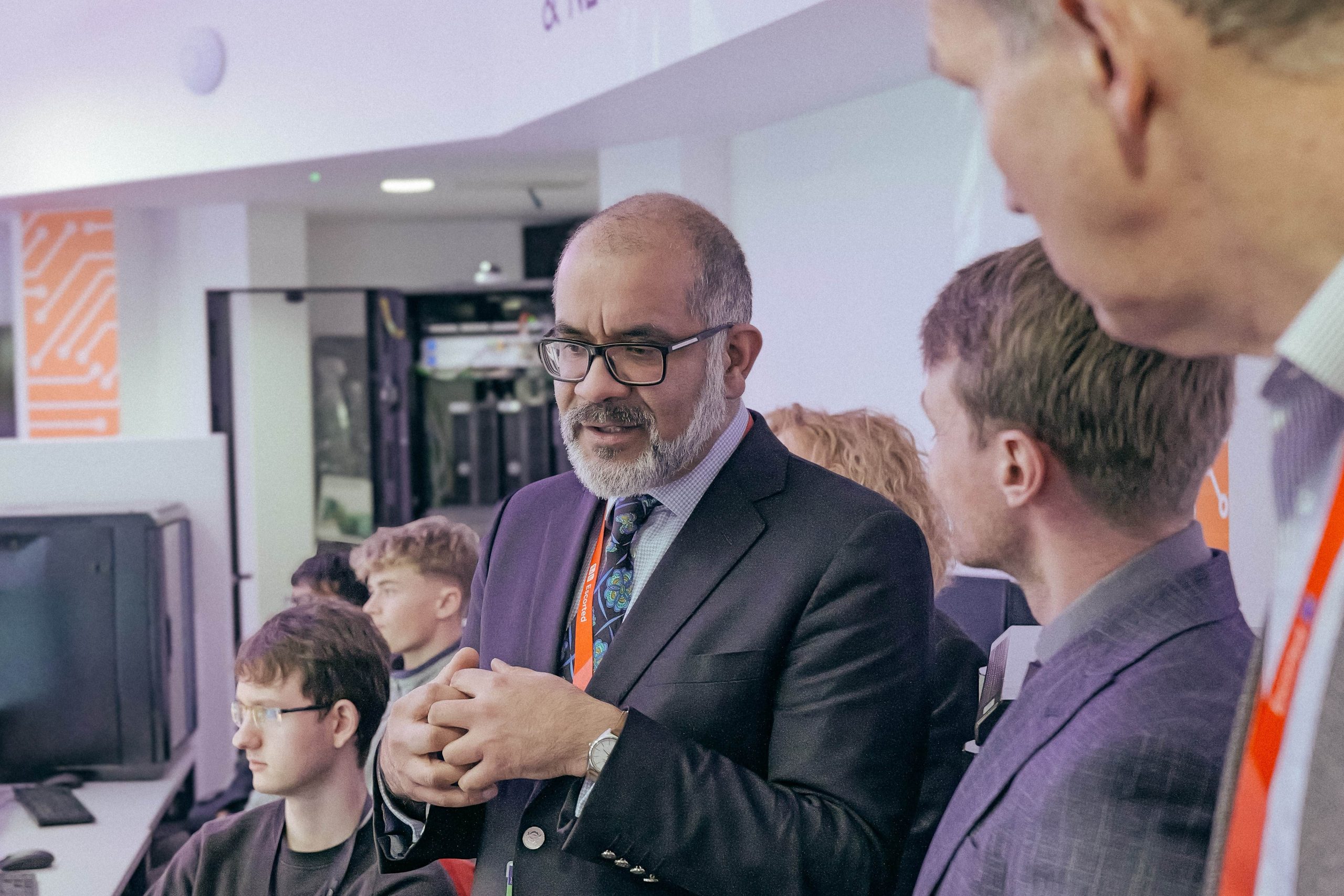 The Lord-Lieutenant in the Networking and Cyber Lab