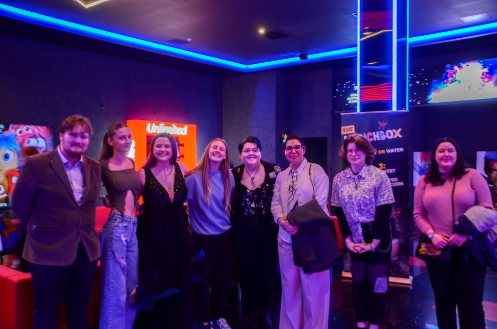 Film and media production students at cineworld