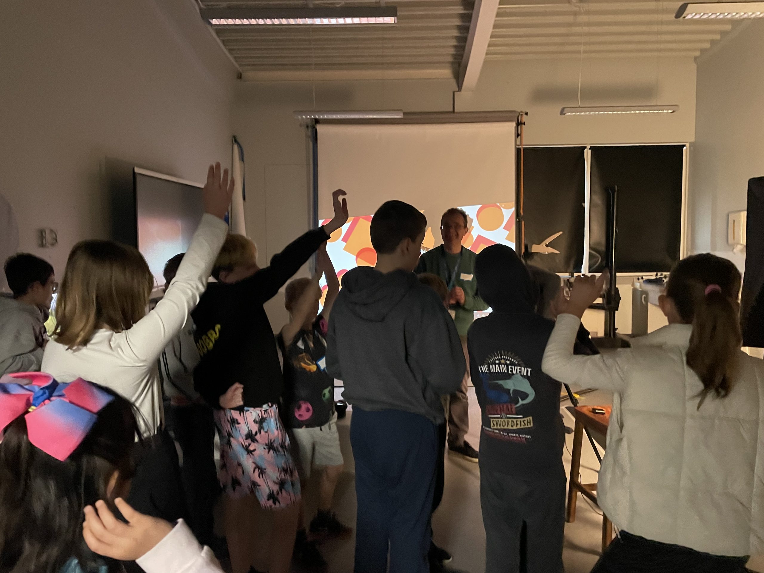 Children at the photography session of Children's University