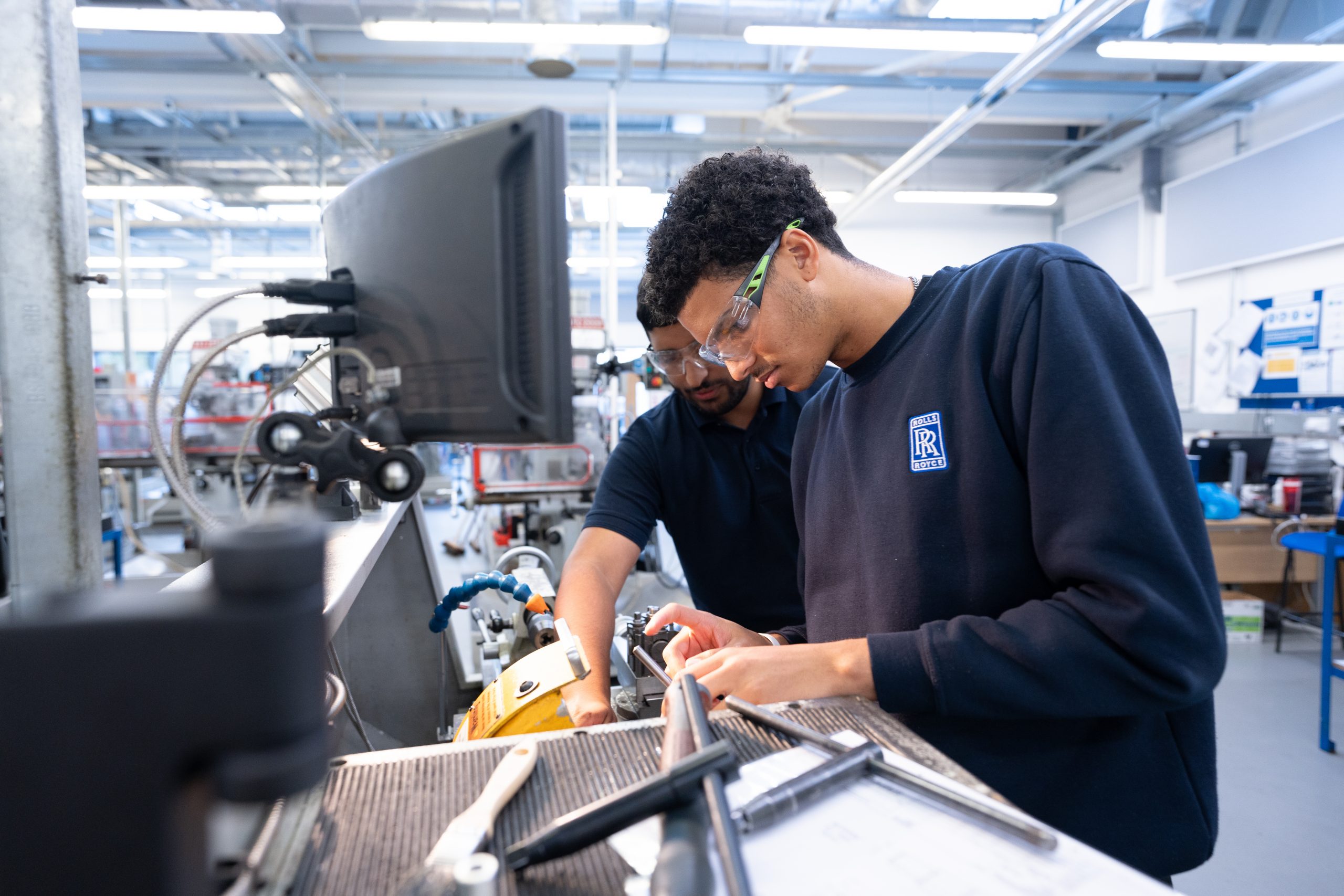 UCW Apprentice being taught